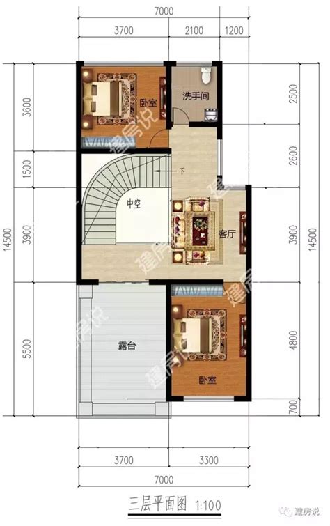 12米x10米一层欧式小别墅设计，外观清新靓丽-建房圈