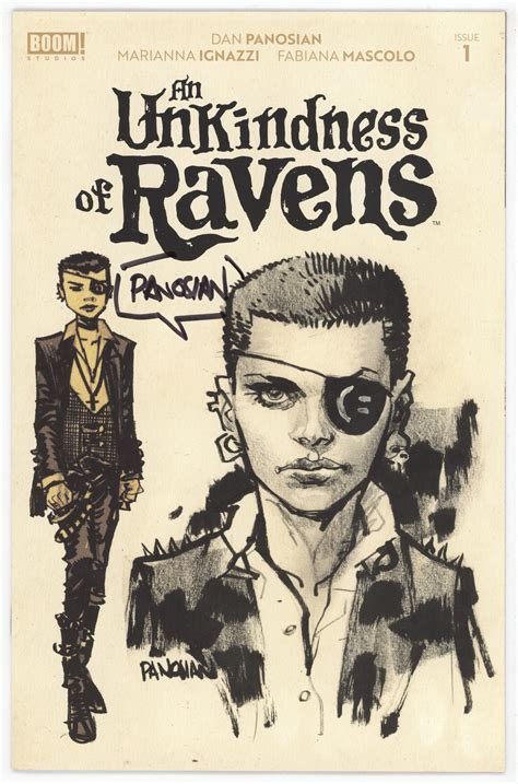 Unkindness Of Ravens #1 2nd Print Dan Panosian Variant SIGNED Dan Panosian Boom | Golden Apple ...