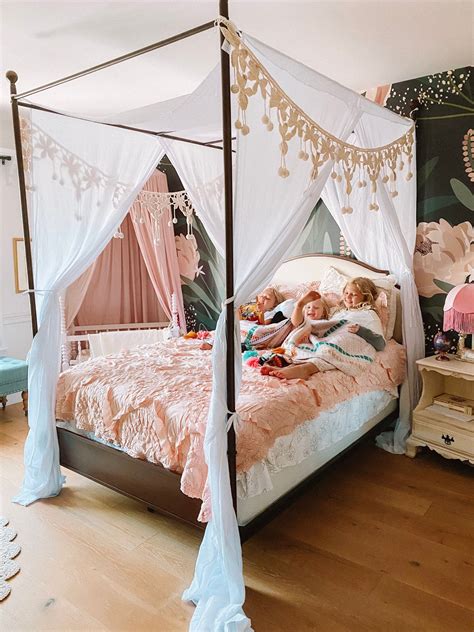 canopy bed for girl walmart
