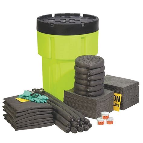 Spilltech Spill Kit/Station, Drum, Universal SPKU-95-HV | Zoro