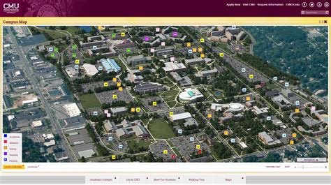 Graphical Layers on Interactive Campus Maps