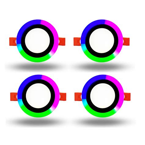 Buy DMT 9 Watt (6+3) Round Double Colour Led Conceal Panel Light (PGB ...