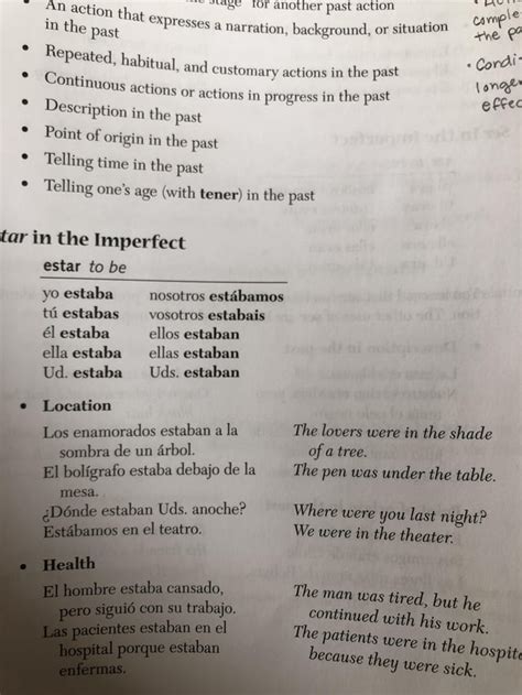 Estar in the preterit and imperfect tenses (question in comments- swipe ...