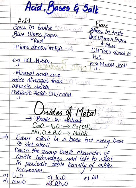SOLUTION: Chemistry topic acid and base definition and self ionisation ...