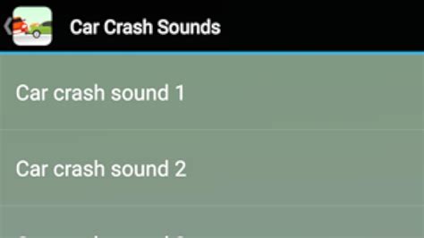 Car Crash Sounds - App on Amazon Appstore