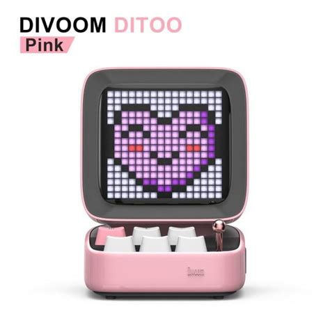 Divoom Ditoo-Plus Retro Pixel Art Bluetooth Portable India | Ubuy