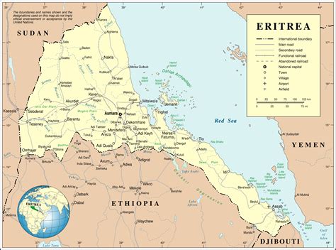 Maps of Eritrea | Map Library | Maps of the World