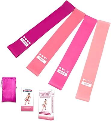 TOUARETAILS Fabric Resistance Loop Bands for Legs and Butt Set, Gym and ...