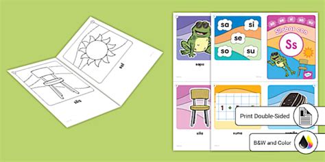 Libros fonéticos - Sílabas con Ss (teacher made) - Twinkl