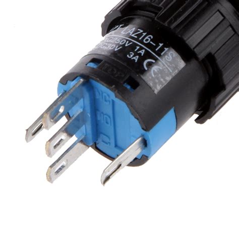 SheOak DC 12V 24 * 19mm Push Button Switch LED Light Self-Lock for ...