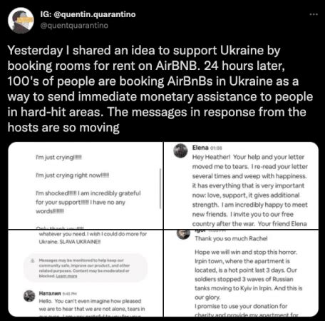 People around world booking Airbnb Spaces in Ukraine; there's a ...