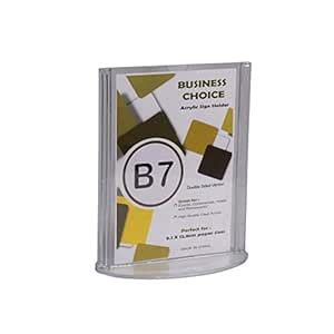 Business choice Top Load Vertical Double Sided B7 4.2 inch X 5.1 Inches ...
