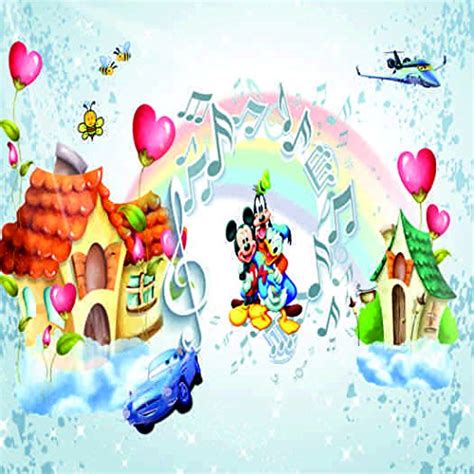 Buy Micky Mouse, Pluto with Donald Duck Cartoons 3D Wallpaper Available ...