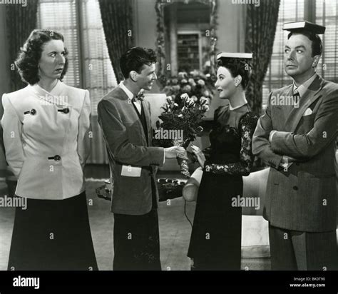 HIGHER AND HIGHER - 1943 RKO film with from l: Mary Wickes, Frank ...