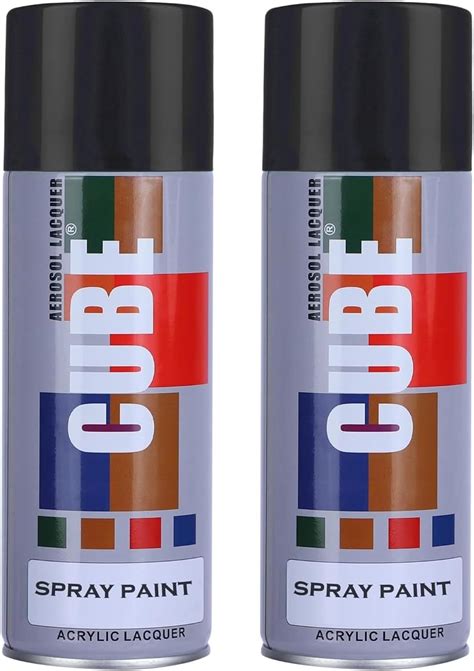 Cube White Spray Paint | 2 X 400 mL | for Metal, Plastic, Wood, Car ...