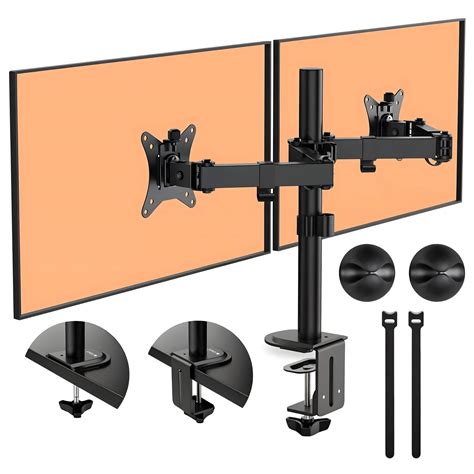 Artikel Double Monitor Desk Mount | Adjustable Heavy Duty Monitor Arms ...