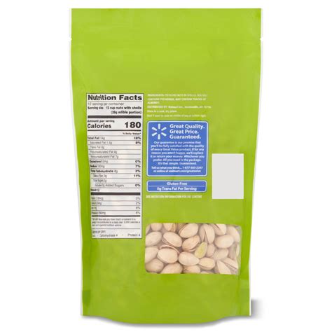 Great Value Roasted & Salted Pistachios, 24 Oz