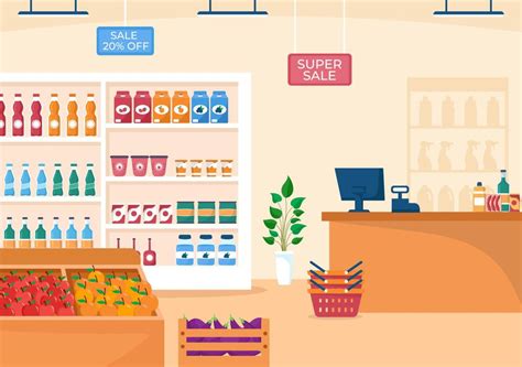 Go to the Supermarket Cartoon 的图像结果