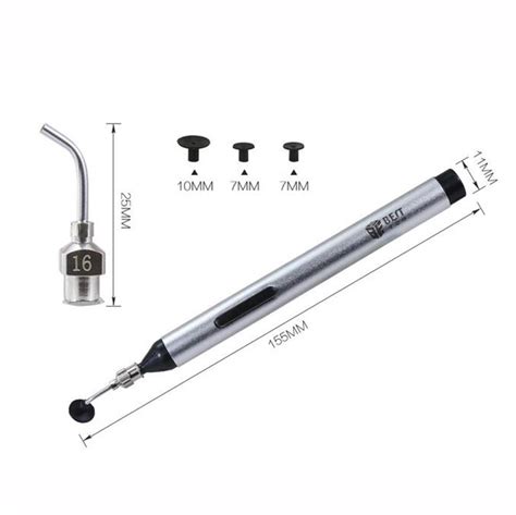 Uniqkart Uniqkart-939 Vacuum Suction Pen IC Absorb Chip Tool Easy Pick ...