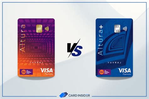 AU Bank Altura Vs Altura Plus Credit Card