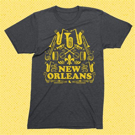 NOLA Tshirt, New Orleans Shirt, New Orleans Tee, Second Line T-shirt ...