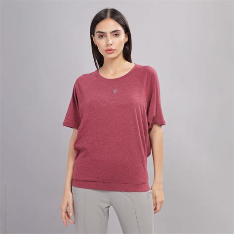 Buy Women Yoga Top, T-Shirt with Batwing Sleeve - Domin8