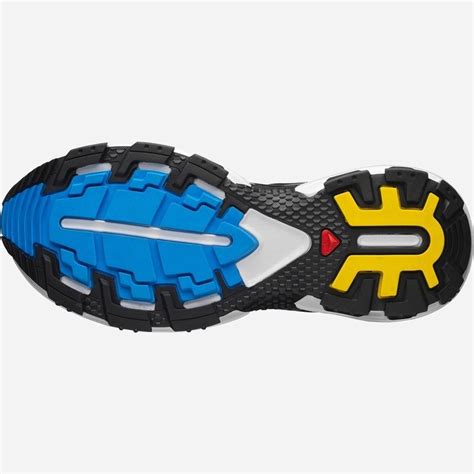 Sale Salomon Trail Running Shoes - Black / White XA PRO STREET Mens