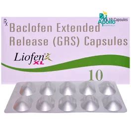 Liofen XL Capsule | Uses, Side Effects, Price | Apollo Pharmacy