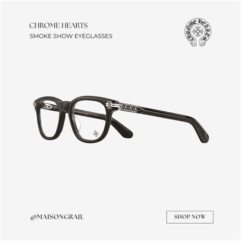 Chrome Hearts CHROME HEARTS SMOKE SHOW EYEGLASSES | Grailed