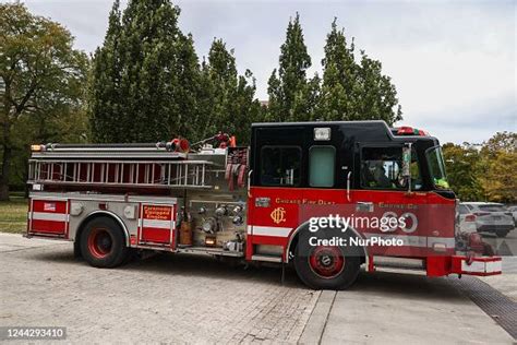 Chicago Fire Department Hazardous Incident Team truck is seen in ...