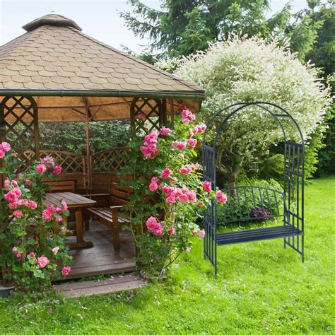 Arbour Arch with Bench