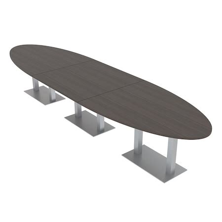 Skutchi Designs 12 Person Modular Conference Table with Square Metal ...