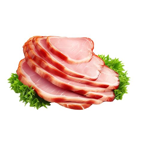 AI generated Ham slice clip art 40218515 PNG