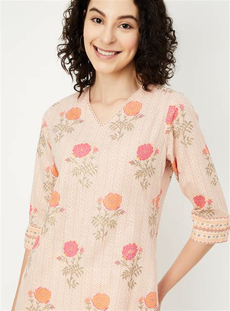 Buy Women Printed Straight Kurta Online at just Rs. 499.0 ...
