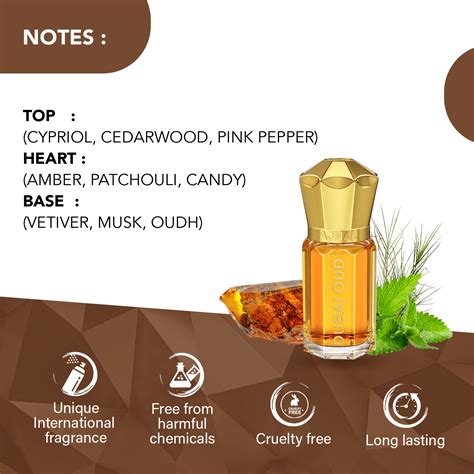 Dubai Non-Alcoholic Oud Attar 5 ml | Oud, Wood, Musk Attar – Ajmal ...