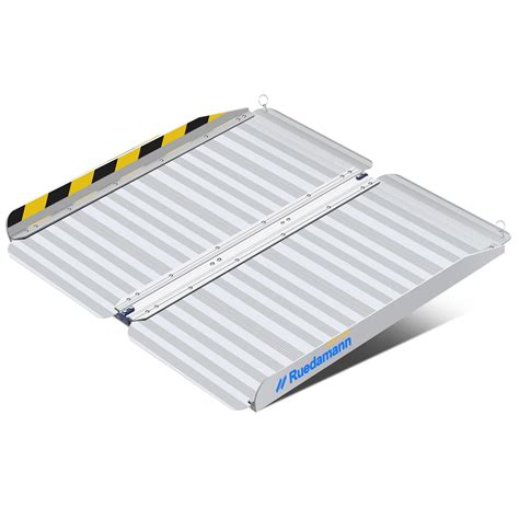 Ruedamann 2 Feet Portable Wheelchair Ramp Wider Non Slip Aluminum ...