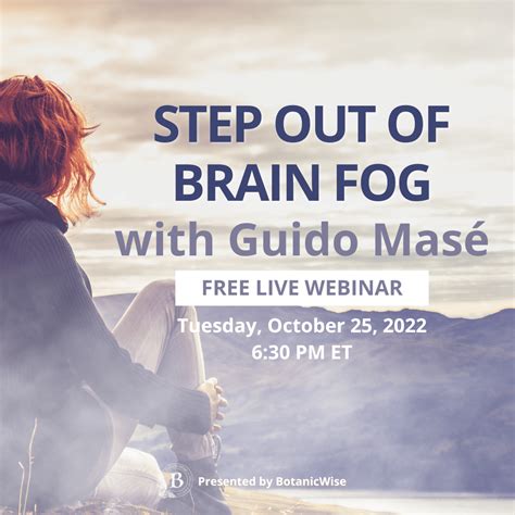 Webinar replay: Step Out of Brain Fog with Guido Masé • BotanicWise