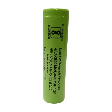 Surepower brand NIMH Flat top 4/3A size 1.2v 3600mah cell (2 pc) - Battery Source