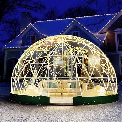 HERIFAM Garden Dome Igloo, 12 * 7.2 ft Dome Tents Upgraded India | Ubuy