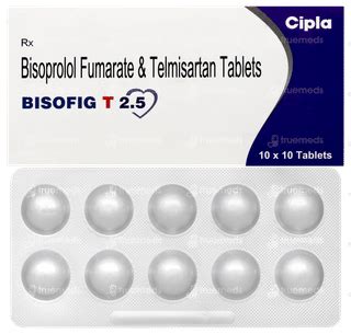 Bisofig T 25 Tablet 10 - Uses, Side Effects, Dosage, Price | Truemeds