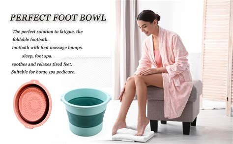 KRLZ Foldable Foot Bath Tool - Tub Basin Tools Foot Spa Foldable ...