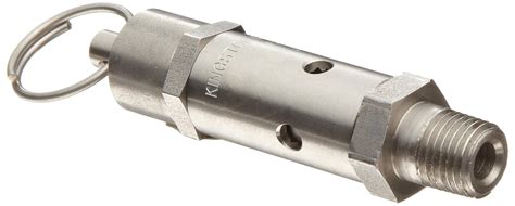 Kingston 112CR Series Stainless Steel ASME-Code Safety Valve, 75 psi ...