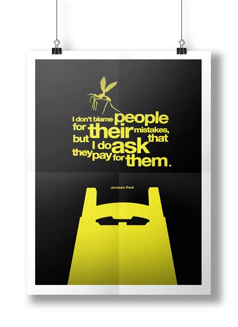 Movie Quote from Jurassic Park Jurassic World, Jurassic Park, Movie ...