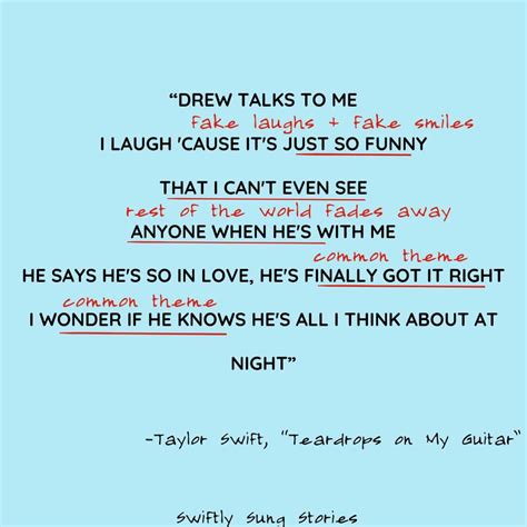 What Does "Teardrops on My Guitar" Mean? Full Analysis - Swiftly Sung ...