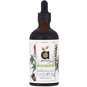 Anveya Jamaican Black Castor Oil | Cold Pressed Pure Organic | For Skin ...