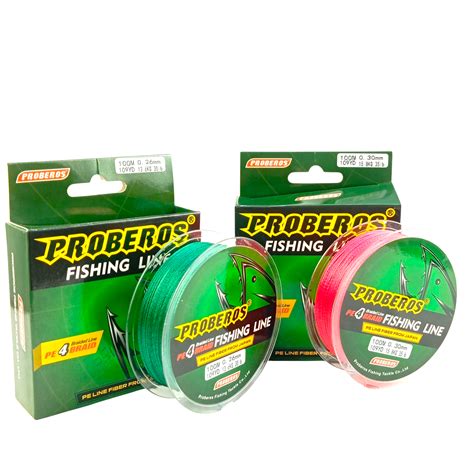 Proberos 4X Fishing Braided Line 100m – Fish With Hanish Tackles