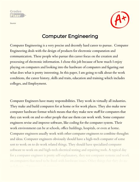 Image result for Computer Engineering Writing