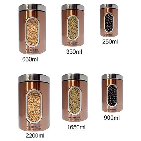 Peacocks PE BIRDS Stainless Steel Jar – Infinia Home and Kitchen