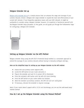 Image result for Set Up Netgear WiFi Extender