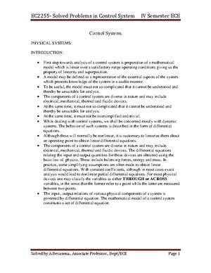 Electronics and Telecommunication Engeenering - BE E&TC - SPPU - Studocu